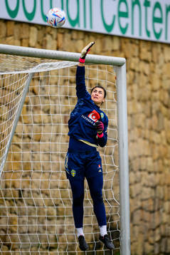 Goalkeeper Zecira Musovic of the Swedish women's national