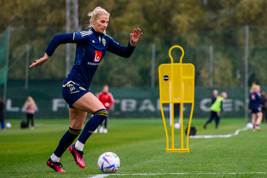 Sofia Jakobsson of the Swedish women's national football
