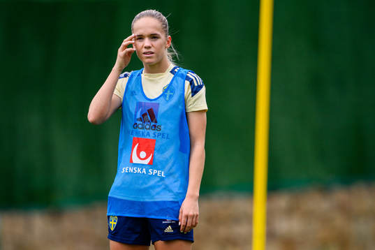 Hanna Lundkvist of the Swedish women's national football