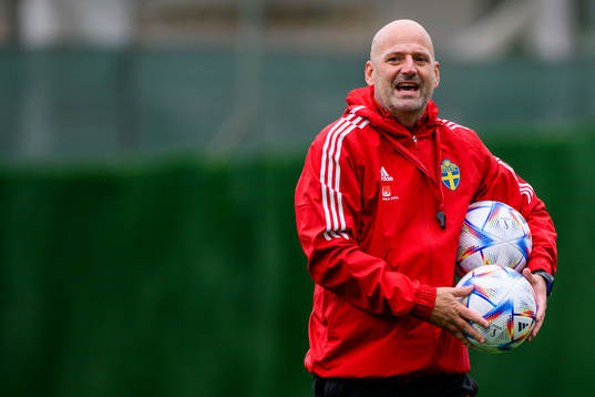 Assistant coach Magnus Wikman of the Swedish women's