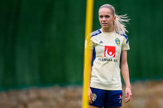 Hanna Lundkvist of the Swedish women's national football