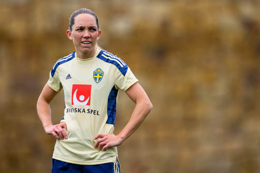 Elin Rubensson of the Swedish women's national football
