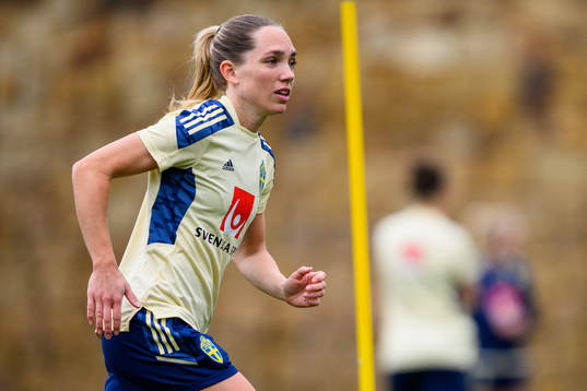 Elin Rubensson of the Swedish women's national football