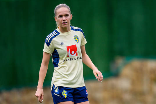 Hanna Lundkvist of the Swedish women's national football