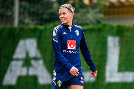 Olivia Schough of the Swedish women's national football