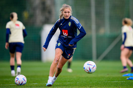 Filippa Angeldahl of the Swedish women's national football