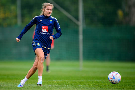 Filippa Angeldahl of the Swedish women's national football
