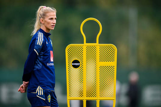 Sofia Jakobsson of the Swedish women's national football