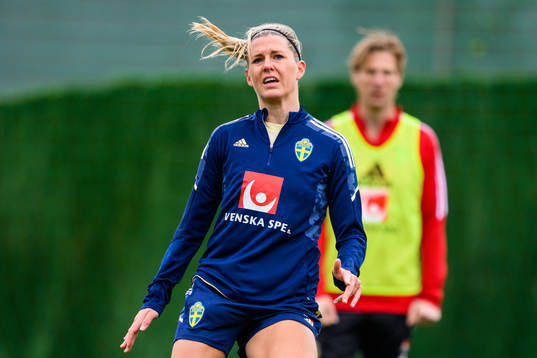 Olivia Schough of the Swedish women's national football