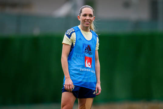 Elin Rubensson of the Swedish women's national football