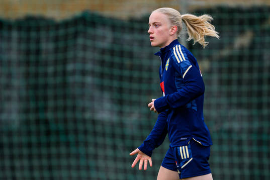 Anna Sandberg of the Swedish women's national football team