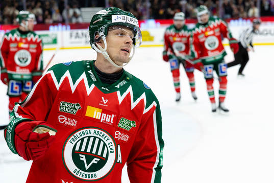 Frölundas Nicklas Lasu jublar