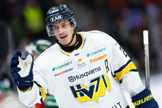 HV71s André Petersson jublar