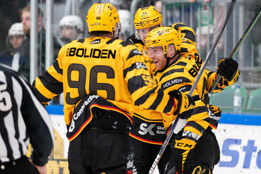 Skellefteås Filip Sandberg jublar