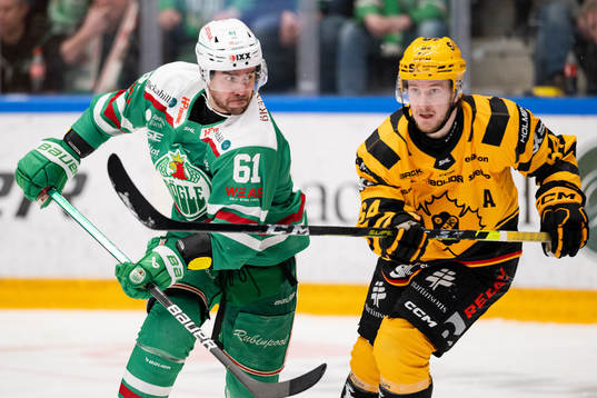 Rögles Ludvig Larsson och Skellefteås Jonathan Pudas