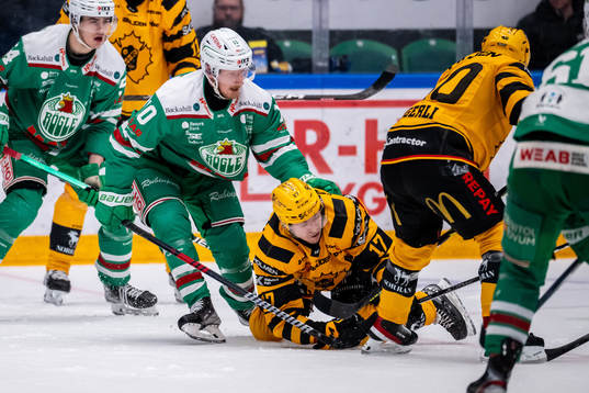 Rögles Simon Hjalmarsson och Skellefteås Pär Lindholm