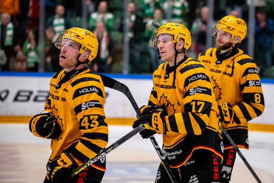 Skellefteås Filip Sandberg och Pär Lindholm  deppar