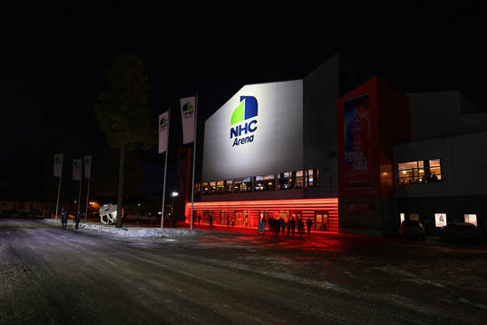 NHC Arena innan ishockeymatchen i SHL mellan Timrå och