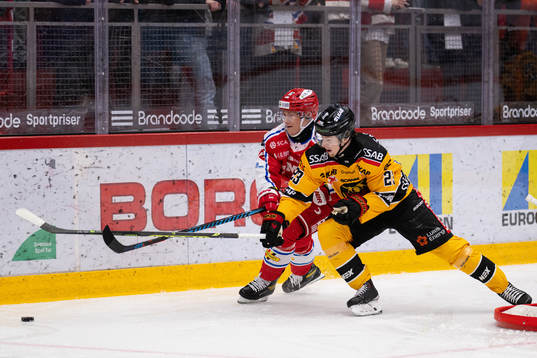 Timrås Olli Palola och Luleås Jesper Sellgren