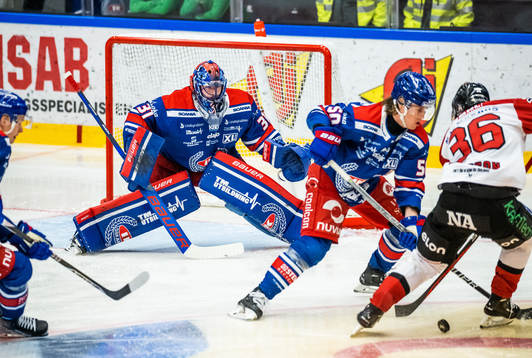 Oskarshamns målvakt Tim Juel