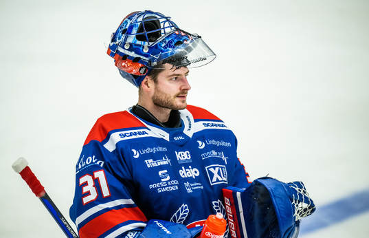 Oskarshamns målvakt Tim Juel