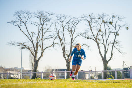 Guro Reiten of the Norwegian women's national football team