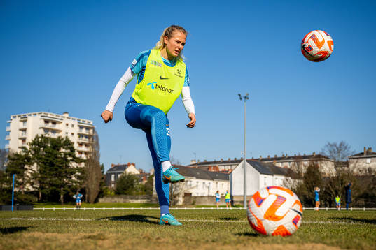 Guro Bergsvand of the Norwegian women's national football