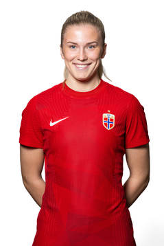 Emilie Nautnes of the Norwegian women's national football