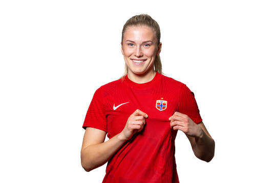 Emilie Nautnes of the Norwegian women's national football