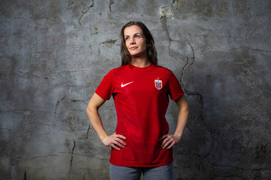 Tuva Hansen of the Norwegian women's national football team