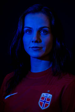 Tuva Hansen of the Norwegian women's national football team