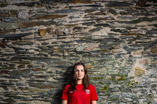 Tuva Hansen of the Norwegian women's national football team