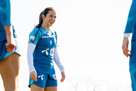 Tuva Hansen of the Norwegian women's national football team
