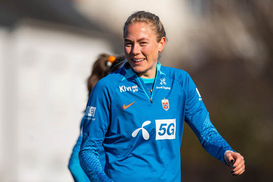 Guro Bergsvand of the Norwegian women's national football