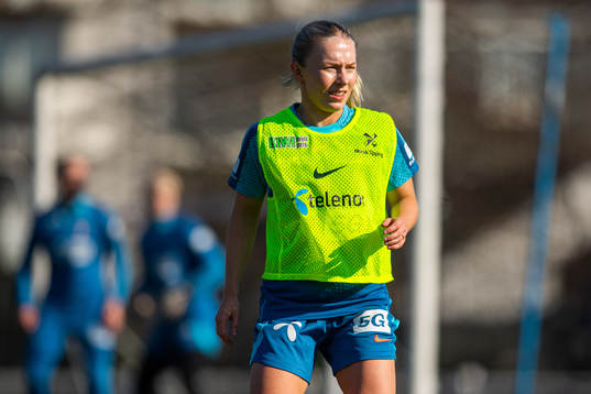 Thea Bjelde of the Norwegian women's national football team