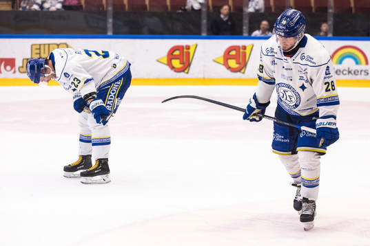 Leksands Mikael Ruohomaa och Leksands Justin Glenn Kloos