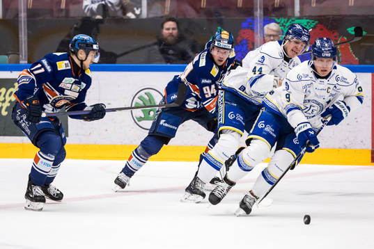 Leksands Patrik Zackrisson och Carter Ashton och Växjös