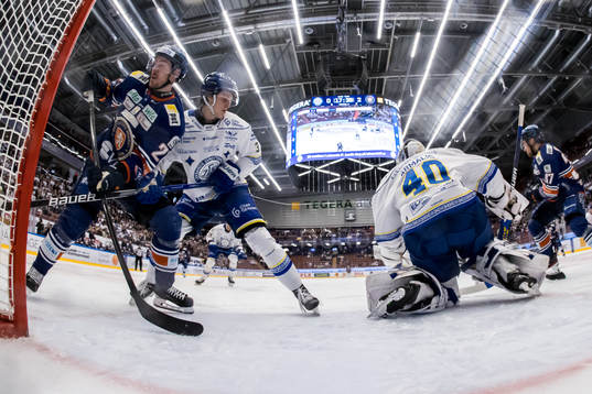 Växjös Martin Lundberg och Leksands Anton Johansson och