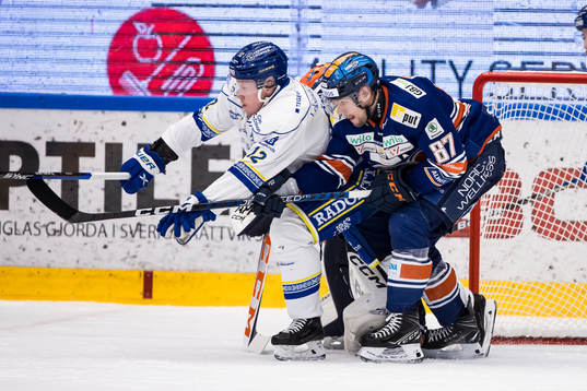 Leksands Kalle Östman och Växjös Robert Rosén