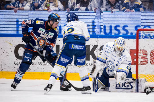 Leksands målvakt Mantas Armalis och Växjös Glenn