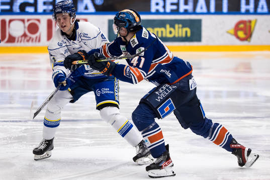 Leksands Anton Johansson och Växjös Ludvig Nilsson