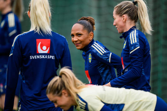 Madelen Janogy of the Swedish women's national football