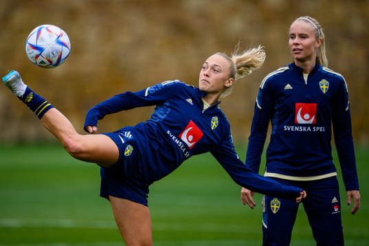 Hanna Bennison of the Swedish women's national football