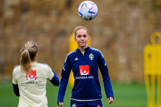 Hanna Lundkvist of the Swedish women's national football