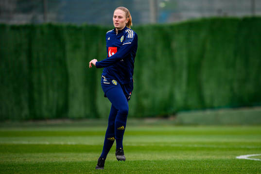 Goalkeeper Tove Enblom of the Swedish women's national