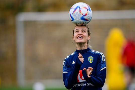 Nathalie Björn of the Swedish women's national football