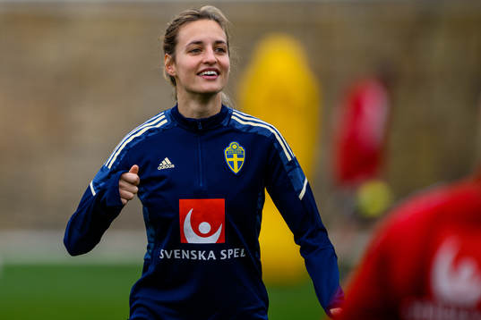 Nathalie Björn of the Swedish women's national football