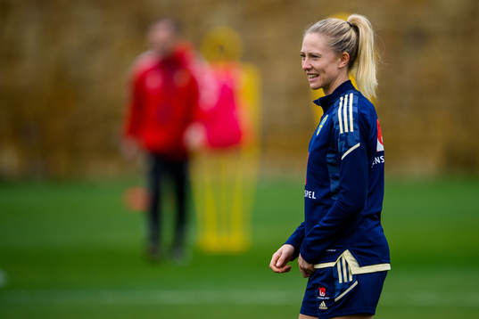 Rebecka Blomqvist of the Swedish women's national football