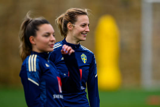 Nathalie Björn of the Swedish women's national football