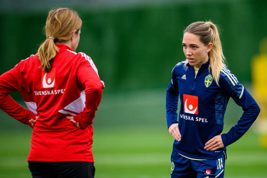 Elin Rubensson of the Swedish women's national football